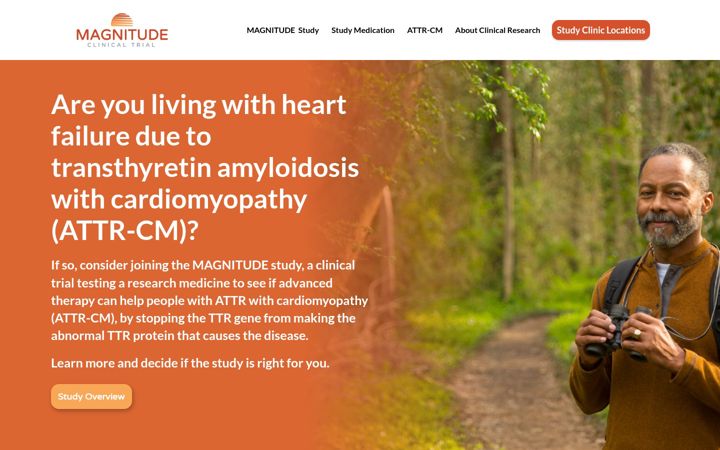 Screenshot of magnitudestudy.com