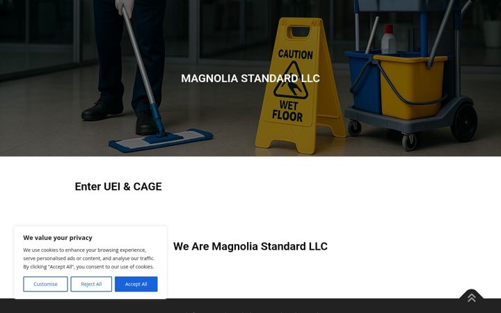Screenshot of magnolia-standard.com