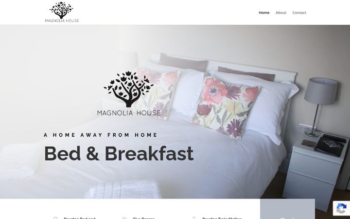 Screenshot of magnoliahousebnb.co.uk