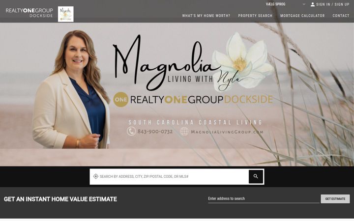 Screenshot of magnolialivinggroup.com