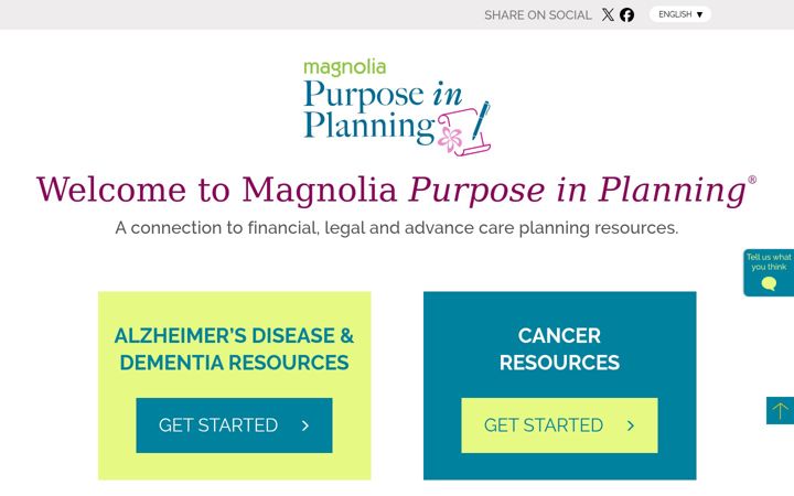 Screenshot of magnoliapurposeinplanning.com