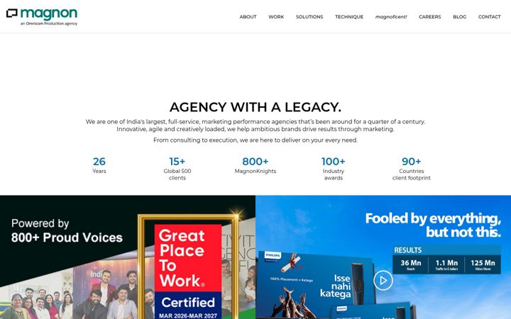 Screenshot of magnondesignory.com