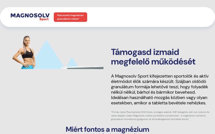 Skärmbild av magnosolvsport.hu