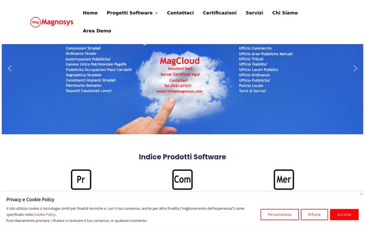 Screenshot of magnosys.com