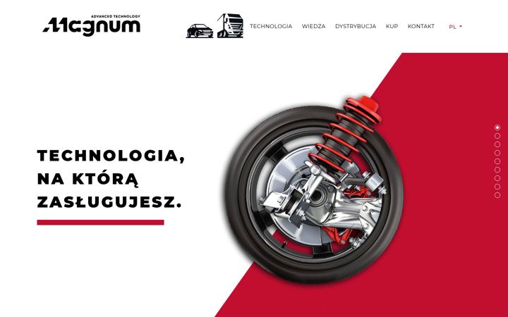 Screenshot of magnum-technology.com