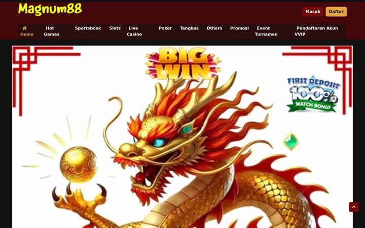 Screenshot of magnum88slot.net