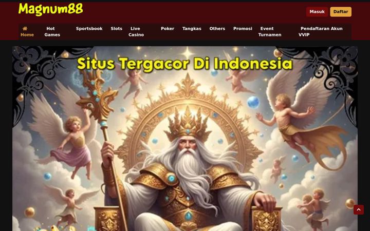 Screenshot of magnum88slot.org