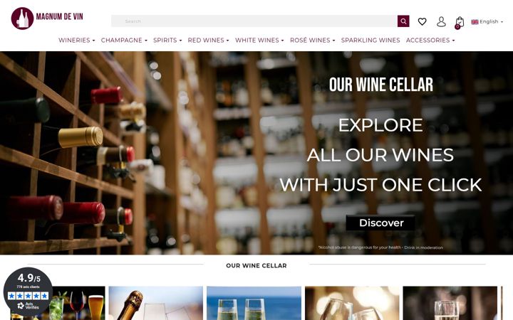 Screenshot of magnumdevin.com