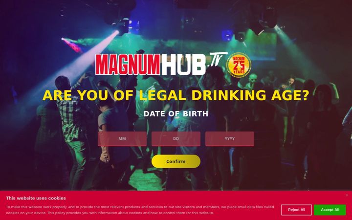 Screenshot of magnumhub.tv