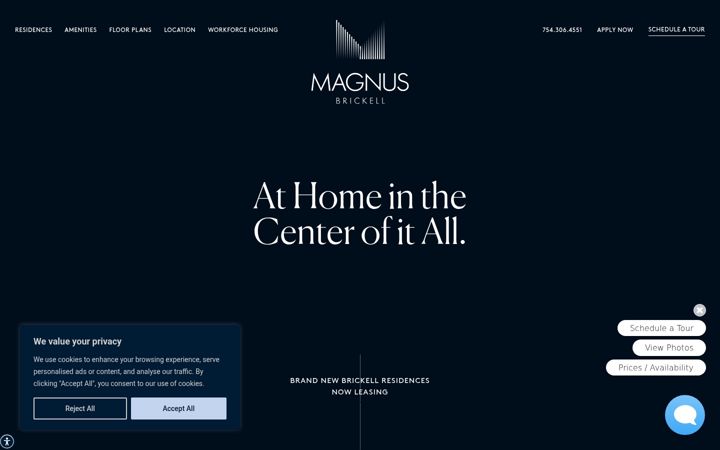 Screenshot of magnusbrickell.com