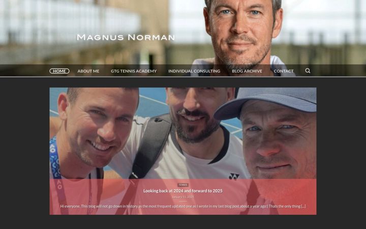 Screenshot of magnusnorman.com