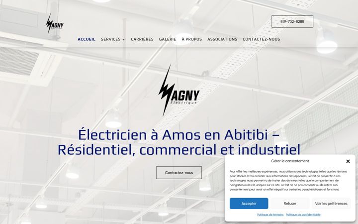 Screenshot of magnyelectrique.com