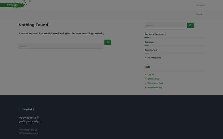 Screenshot of mago-agentur.de