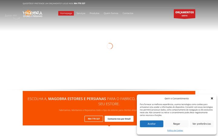 Screenshot of magobraestores.com