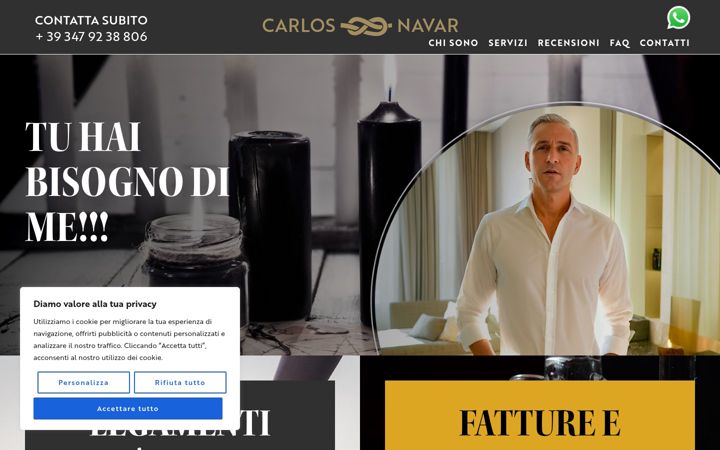 Screenshot of magocarlosnavar.com