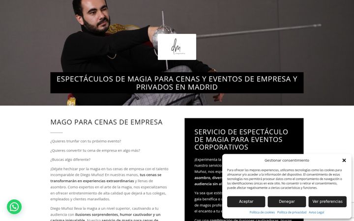 Screenshot of magoenmadrid.net