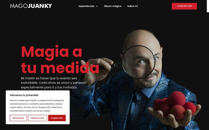 Screenshot of magojuanky.com