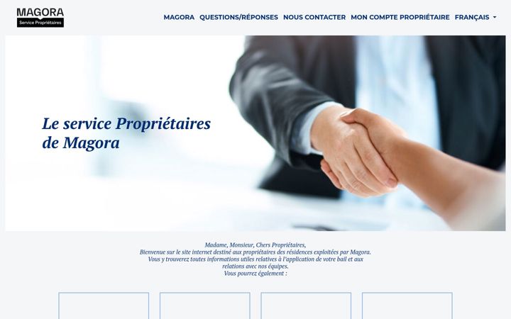 Screenshot of magora-proprietaires.com