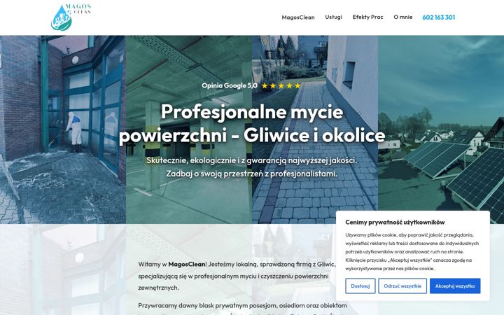 Screenshot of magosclean.pl