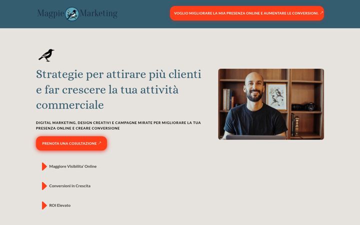Screenshot of magpiemarketing.it