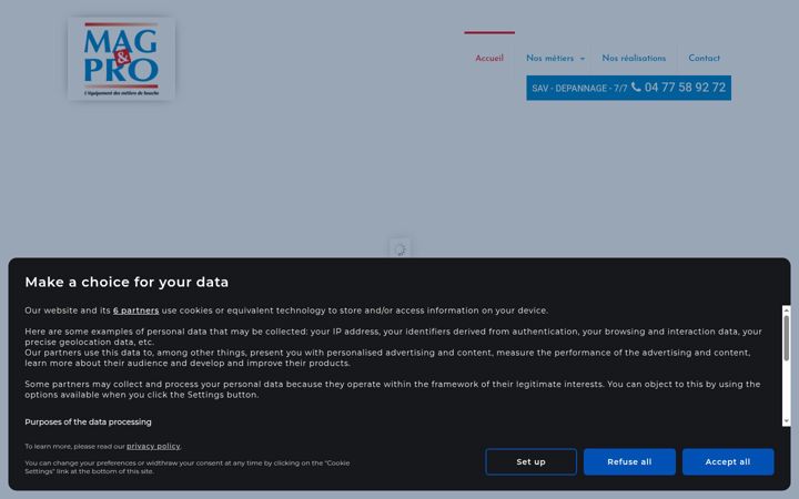 Screenshot of magpro42.com