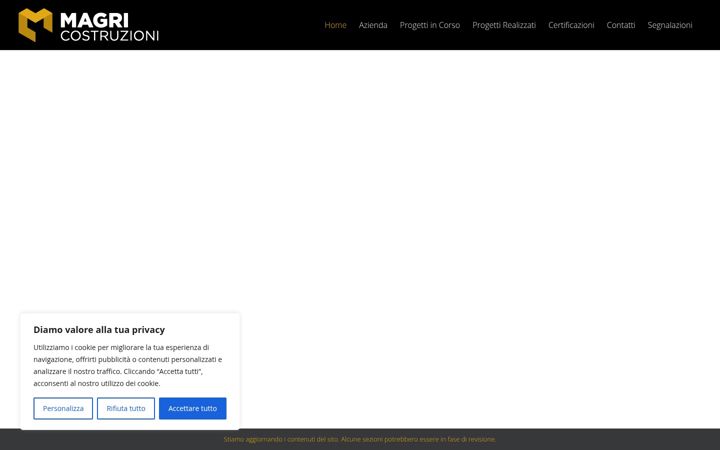 Screenshot of magricostruzioni.it