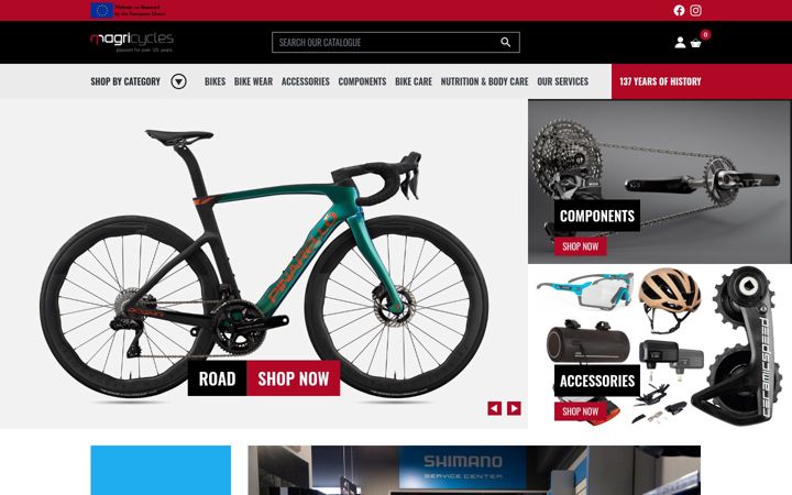 Screenshot of magricycles.com