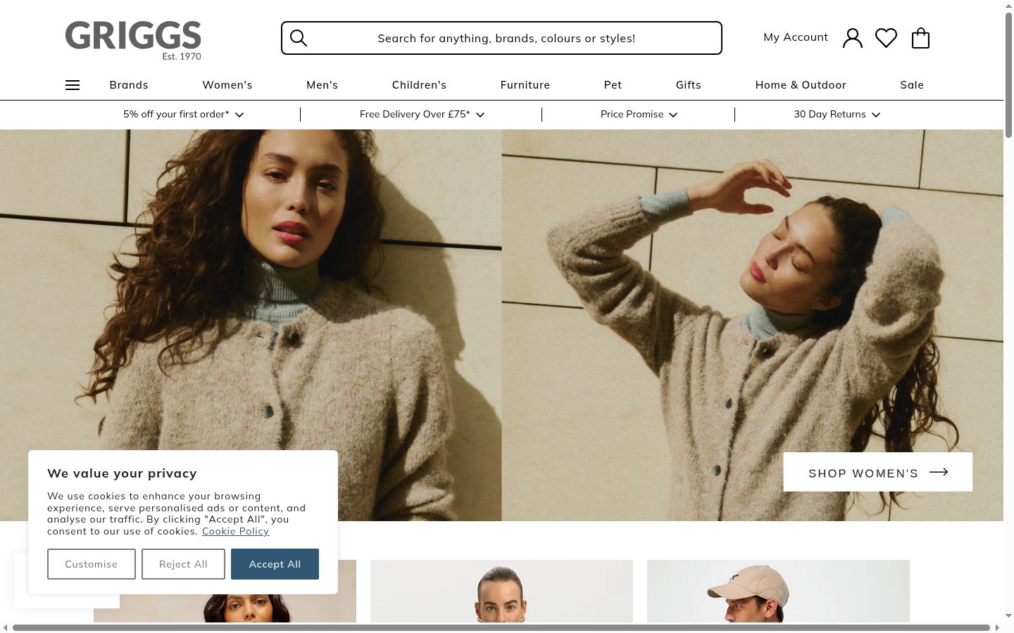 Sutikimo reklamjuostės, rodytos prieš bet kokią sąveiką, ekrano kopija