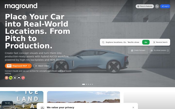 Screenshot of maground.com