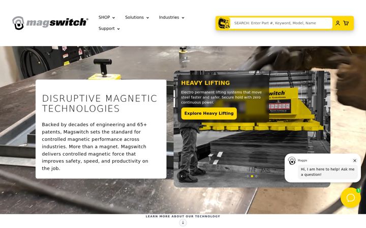 Screenshot of magswitch.com