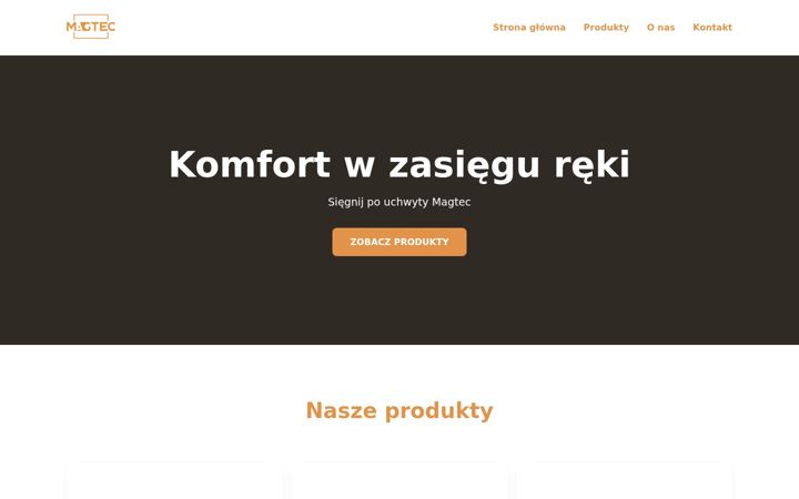 Screenshot of magtec.com.pl