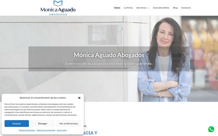 Screenshot of maguadoabogados.com