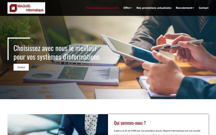 Screenshot of maguid.fr