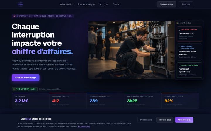Screenshot of magwedo.com
