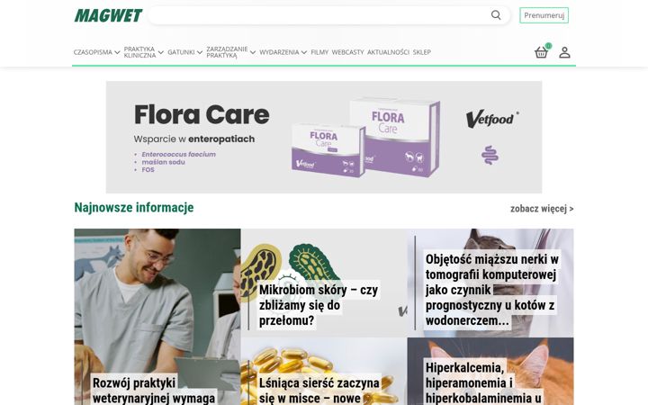 Screenshot of magwet.pl
