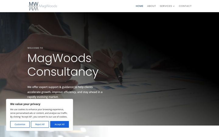 Screenshot of magwoods.co.uk