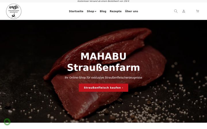 Screenshot of mahabu.de