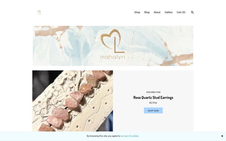 Screenshot of mahalynsj.com