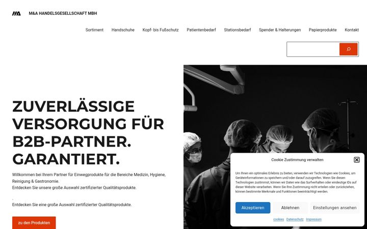 Screenshot of mahandel.de