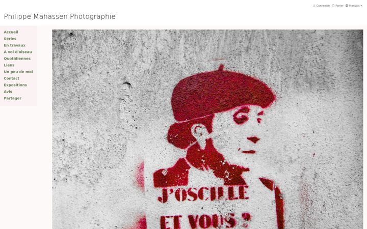 Screenshot of mahassenphoto.com