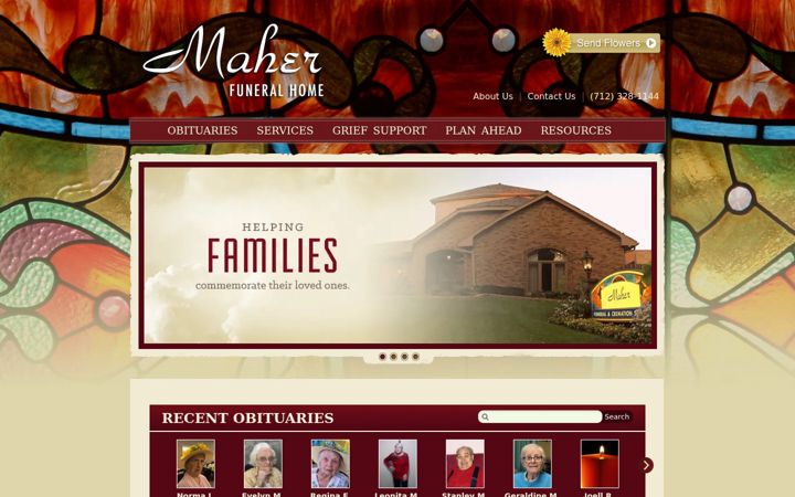 Screenshot of maherfs.com