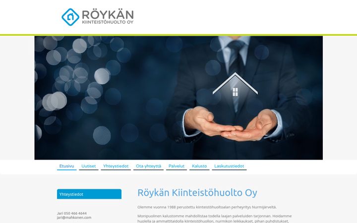 Screenshot of mahkonen.com