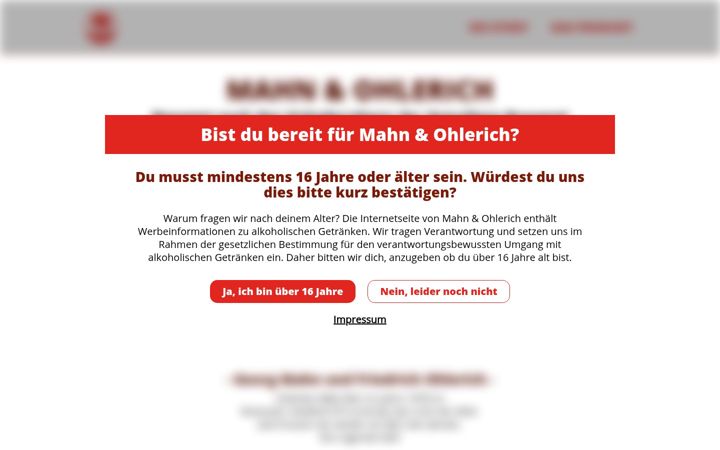 Screenshot of mahn-ohlerich.de