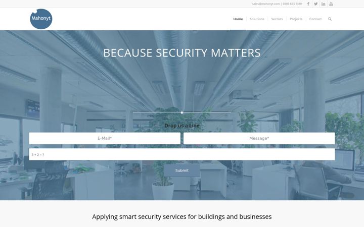 Screenshot of mahonyt.com