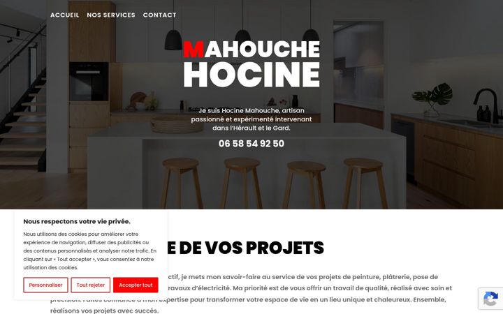 Screenshot of mahouche-renovation.fr