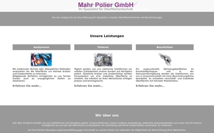 Screenshot of mahr-polier.de