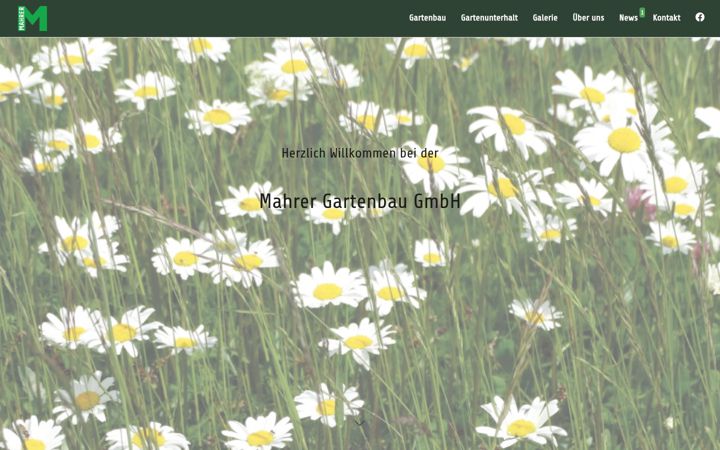 Screenshot of mahrergartenbau.ch