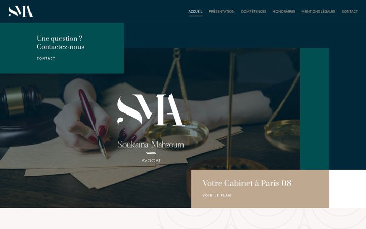 Screenshot of mahzoum-avocat.fr