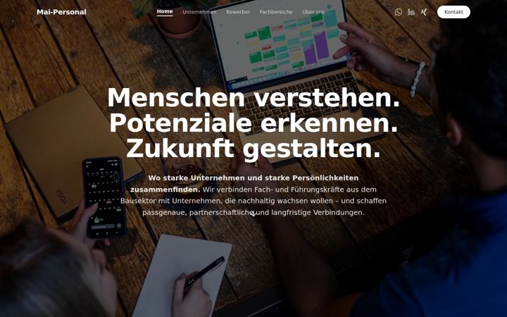 Screenshot of mai-personal.com