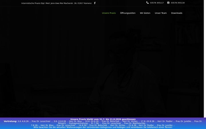 Screenshot of mai-praxis.de